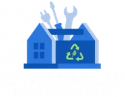 Mr Helpful, LLC's logo which is a house that looks like a toolbox.